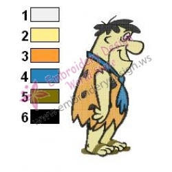 Flintstones Embroidery Cartoon 21